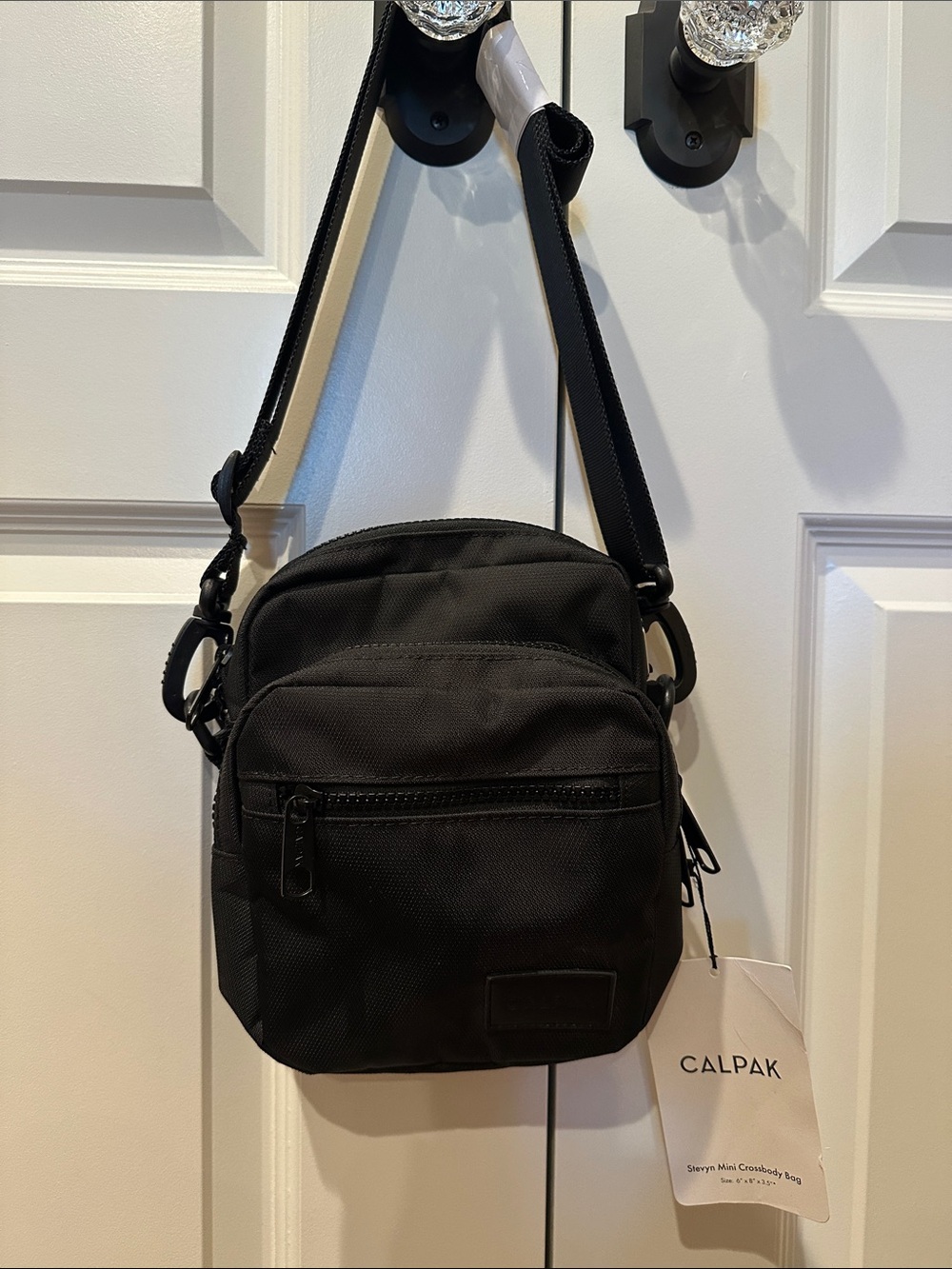 Calpak Stevyn Mini Crossbody Bag Black